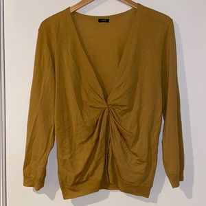 J. Crew Ruche Detail Cardigan